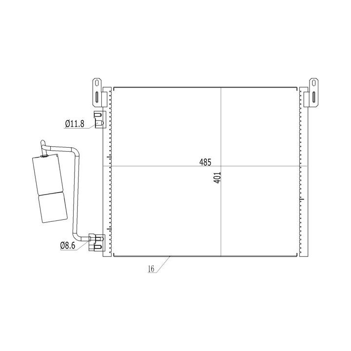 Kondensatorius, oro kondicionierius HART 619 062