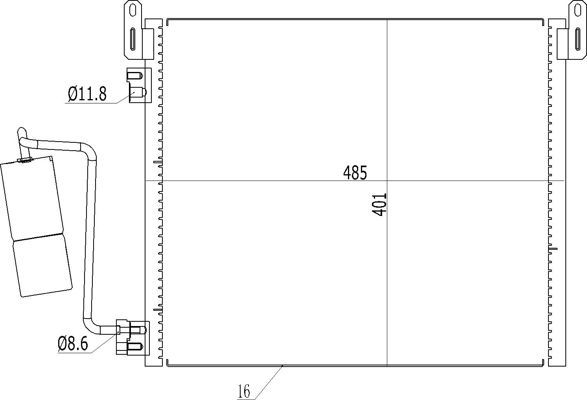 Kondensatorius, oro kondicionierius HART 619 062