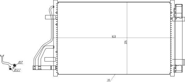 Kondensatorius, oro kondicionierius HART 619 520