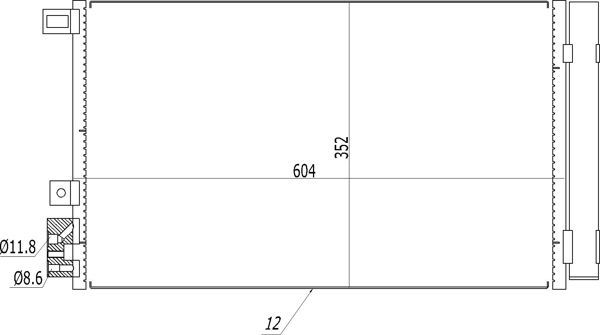 Kondensatorius, oro kondicionierius HART 619 531