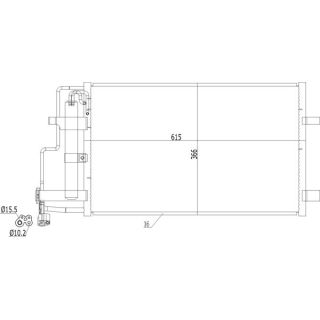 Kondensatorius, oro kondicionierius HART 619 538