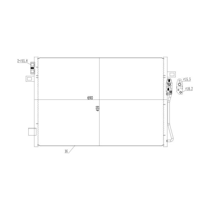 Kondensatorius, oro kondicionierius HART 619 544