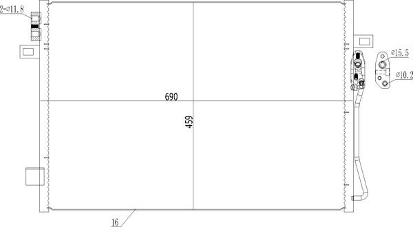 Kondensatorius, oro kondicionierius HART 619 544