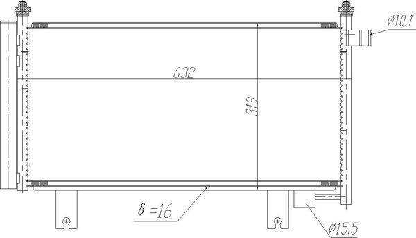 Kondensatorius, oro kondicionierius HART 619 555
