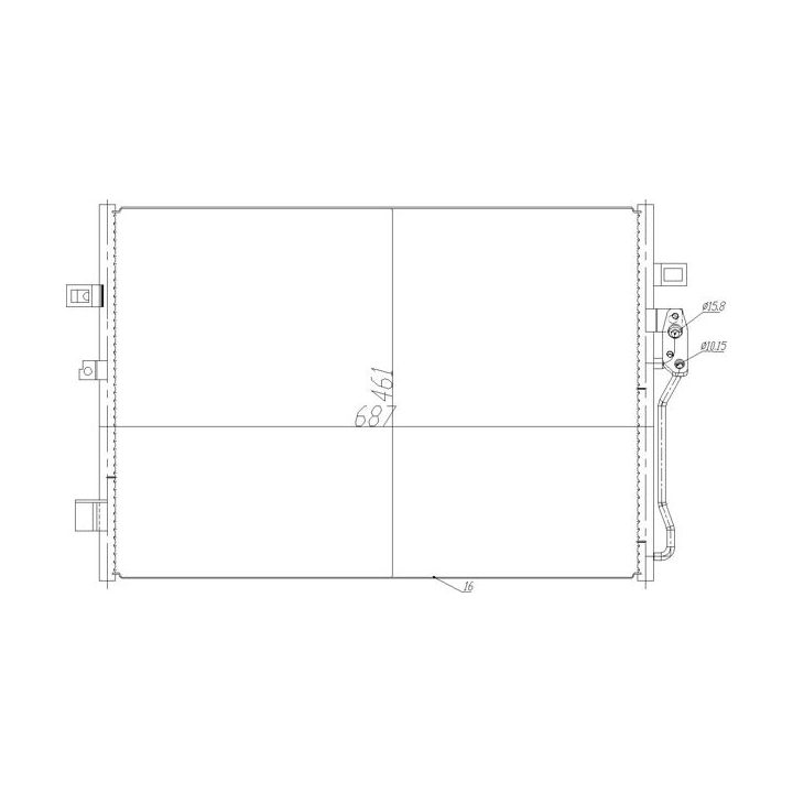 Kondensatorius, oro kondicionierius HART 621 609