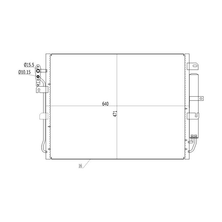 Kondensatorius, oro kondicionierius HART 621 697
