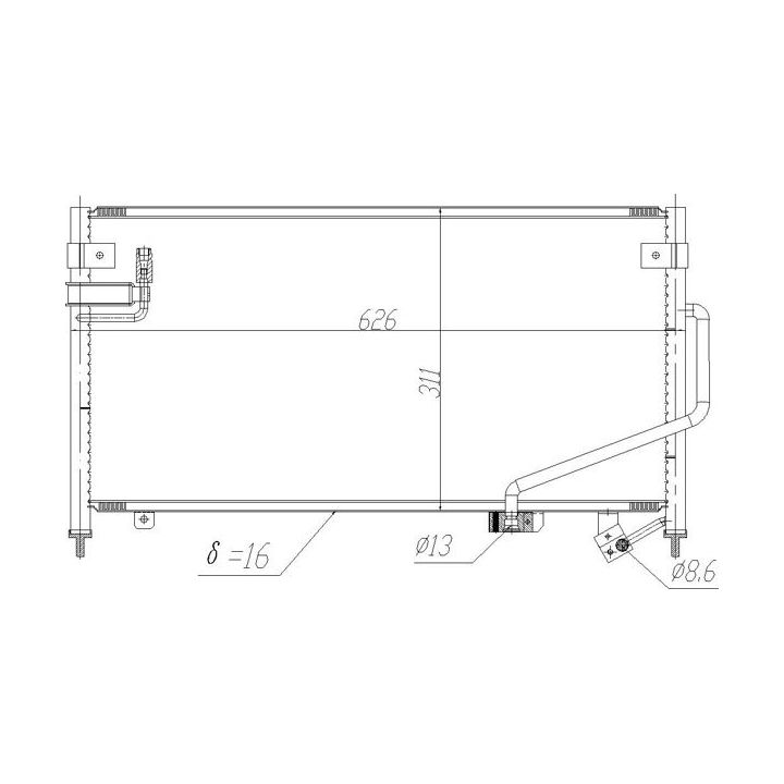 Kondensatorius, oro kondicionierius HART 623 913