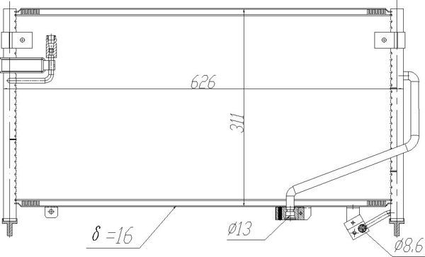 Kondensatorius, oro kondicionierius HART 623 913