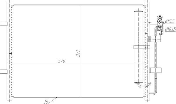 Kondensatorius, oro kondicionierius HART 623 923