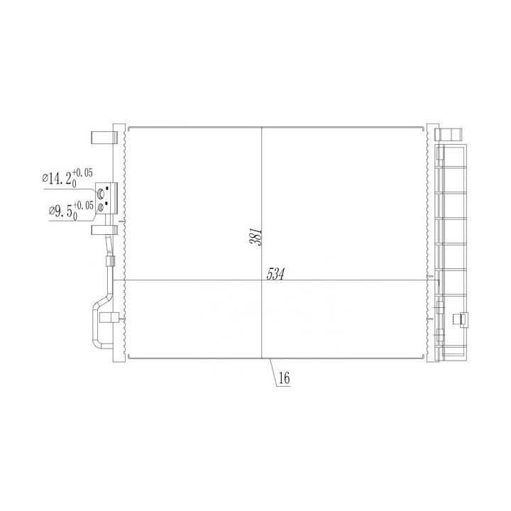 Kondensatorius, oro kondicionierius HART 645 270