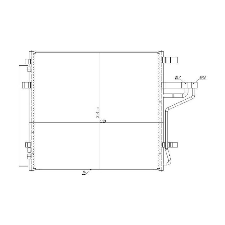 Kondensatorius, oro kondicionierius HART 645 277