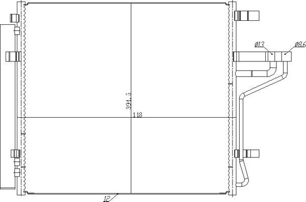 Kondensatorius, oro kondicionierius HART 645 277