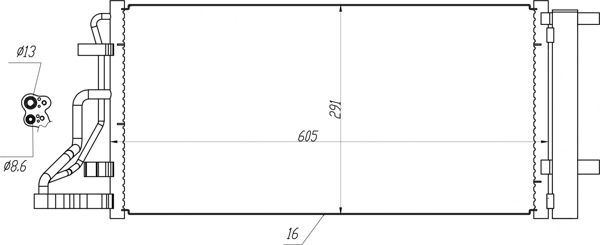 Kondensatorius, oro kondicionierius HART 645 305