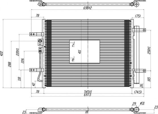 Kondensatorius, oro kondicionierius HART 645 306