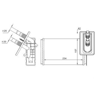 šilumokaitis, salono šildymas HART 605 540