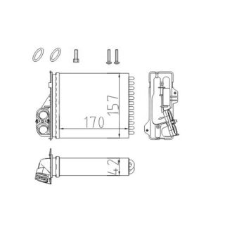 šilumokaitis, salono šildymas HART 611 778