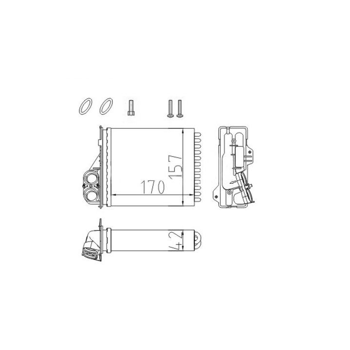 šilumokaitis, salono šildymas HART 611 778