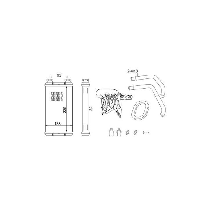 šilumokaitis, salono šildymas HART 623 329