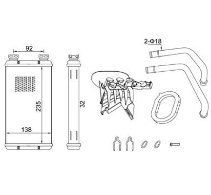 šilumokaitis, salono šildymas HART 623 329