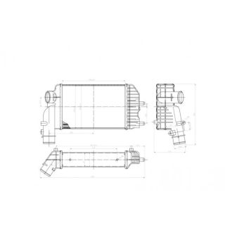 Tarpinis suslėgto oro aušintuvas, kompresorius HART 603 467
