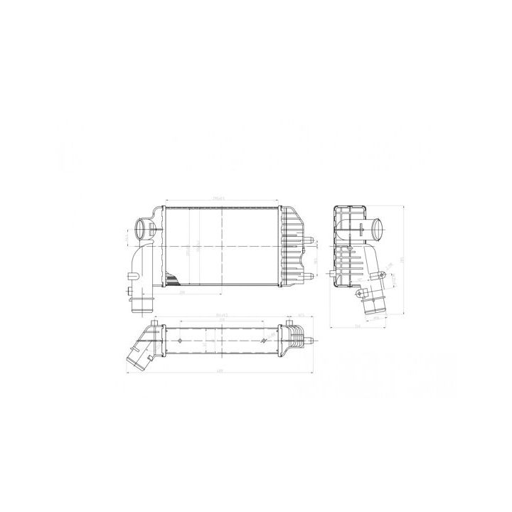Tarpinis suslėgto oro aušintuvas, kompresorius HART 603 467
