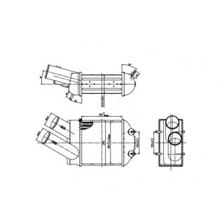 Tarpinis suslėgto oro aušintuvas, kompresorius HART 605 578