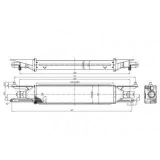 Tarpinis suslėgto oro aušintuvas, kompresorius HART 612 502