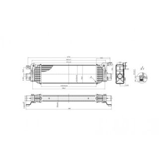 Tarpinis suslėgto oro aušintuvas, kompresorius HART 612 531