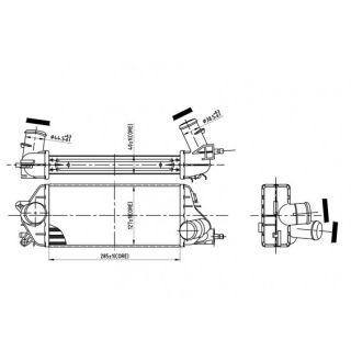 Tarpinis suslėgto oro aušintuvas, kompresorius HART 612 551