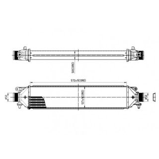 Tarpinis suslėgto oro aušintuvas, kompresorius HART 612 720