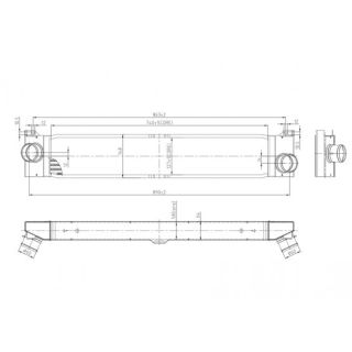 Tarpinis suslėgto oro aušintuvas, kompresorius HART 613 774