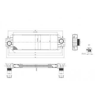 Tarpinis suslėgto oro aušintuvas, kompresorius HART 614 228