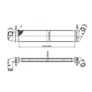 Tarpinis suslėgto oro aušintuvas, kompresorius HART 614 232