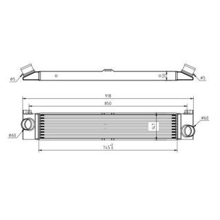 Tarpinis suslėgto oro aušintuvas, kompresorius HART 614 255