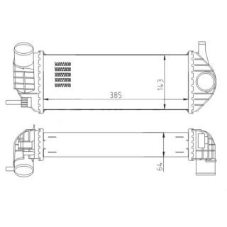 Tarpinis suslėgto oro aušintuvas, kompresorius HART 616 644