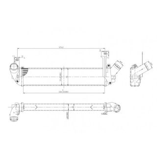 Tarpinis suslėgto oro aušintuvas, kompresorius HART 618 690