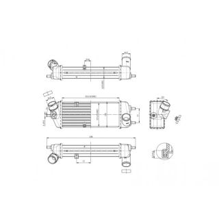 Tarpinis suslėgto oro aušintuvas, kompresorius HART 619 566