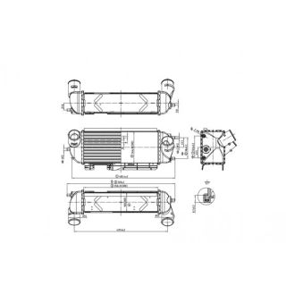 Tarpinis suslėgto oro aušintuvas, kompresorius HART 620 327