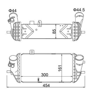 Tarpinis suslėgto oro aušintuvas, kompresorius HART 630 299