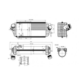 Tarpinis suslėgto oro aušintuvas, kompresorius HART 637 069