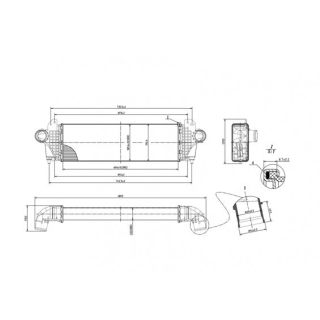 Tarpinis suslėgto oro aušintuvas, kompresorius HART 642 540
