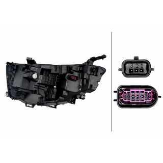 Priekinis žibintas HELLA 1EX 015 151-621