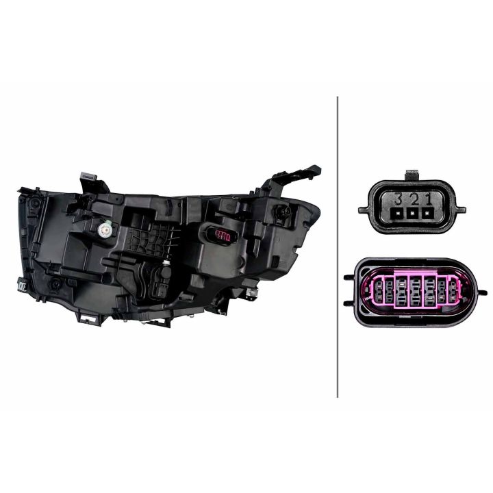 Priekinis žibintas HELLA 1EX 015 151-621