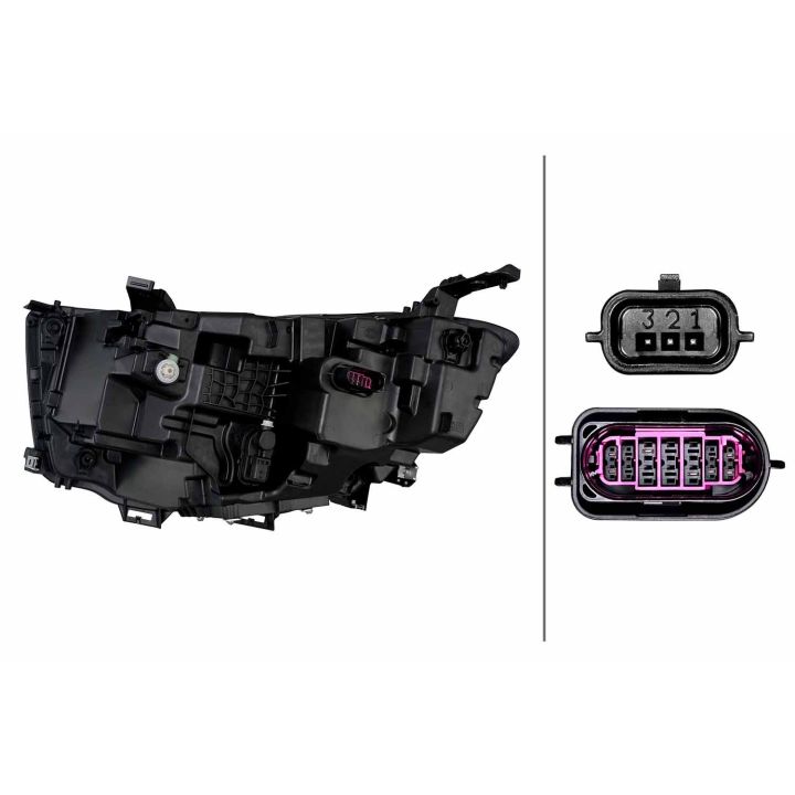 Priekinis žibintas HELLA 1EX 015 152-621