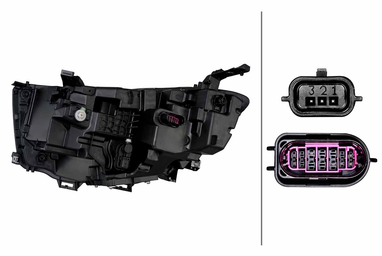 Priekinis žibintas HELLA 1EX 015 152-621