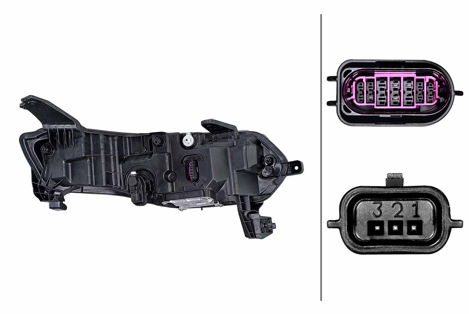 Priekinis žibintas HELLA 1ZX 015 143-811