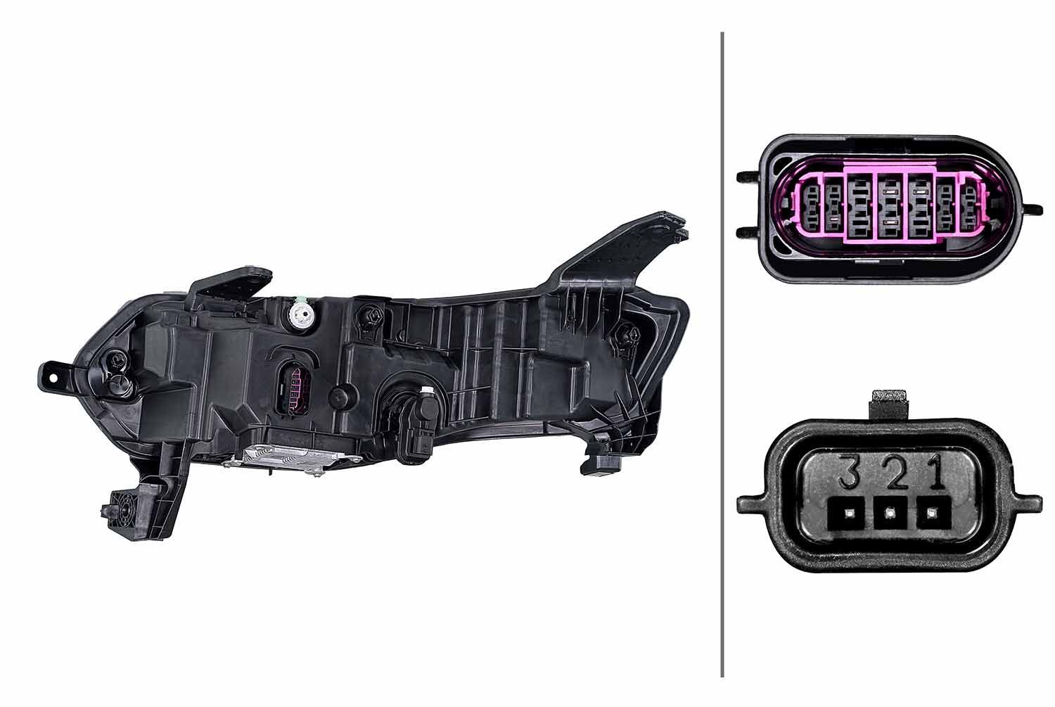 Priekinis žibintas HELLA 1ZX 015 143-821