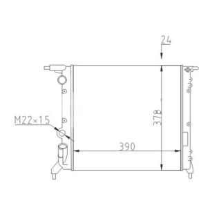 Radiatorius, variklio aušinimas HART 601 403
