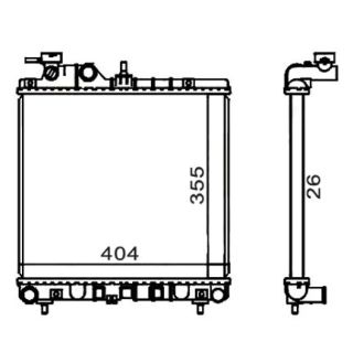 Radiatorius, variklio aušinimas HART 601 835