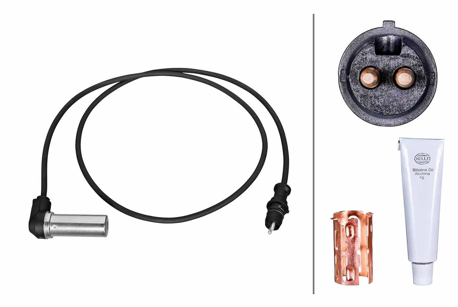 Jutiklis, rato greitis HELLA 6PU 230 052-491